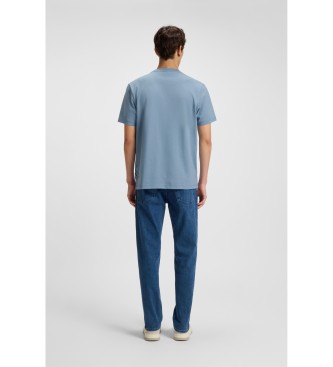 BOSS Koszulka Frozen niebieska