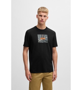 BOSS Injungle T-shirt zwart