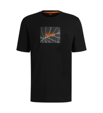 BOSS Injungle T-shirt zwart
