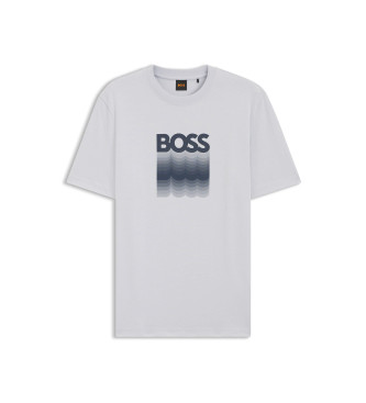BOSS T-shirt Insignia grey