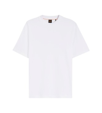 BOSS Cotton interlock T-shirt with white embroidered logo