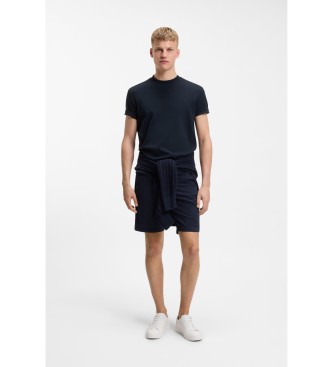 BOSS Cotton Interlock T-shirt navy