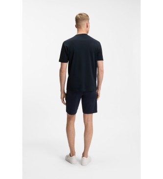 BOSS Cotton Interlock T-shirt navy