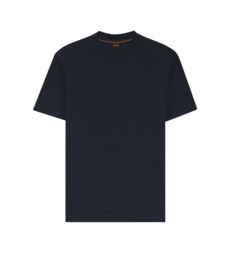 BOSS Cotton Interlock T-shirt navy