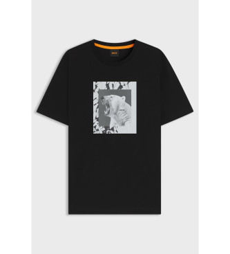 BOSS T-shirt Lupo noir