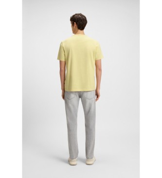 BOSS Camiseta Wheel amarillo