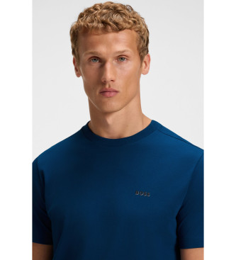 BOSS Camiseta ajuste regular azul
