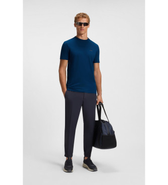 BOSS Camiseta ajuste regular azul