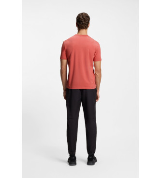 BOSS Camiseta ajuste regular rojo
