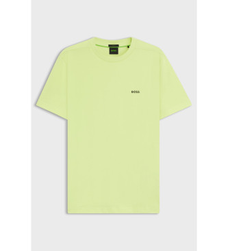 BOSS Camiseta mini logo amarillo