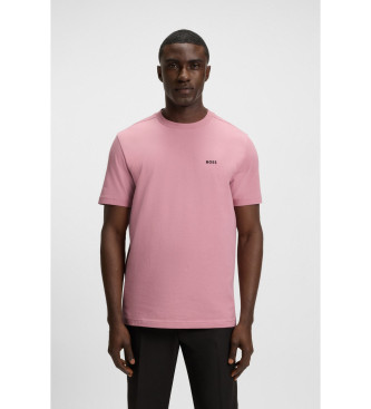 BOSS Camiseta mini logo rosa