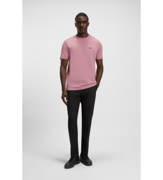 BOSS Camiseta mini logo rosa