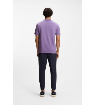 BOSS T-shirt med lilla detaljer