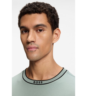 BOSS Maglietta verde di base