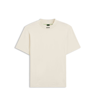 BOSS T-shirt beige Collar Zone