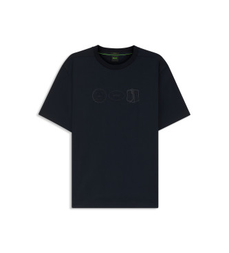 BOSS Maglietta blu navy Gl