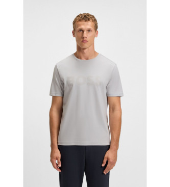 BOSS T-shirt Logo Future Giz cinzenta