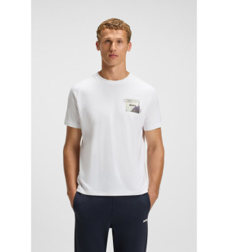 BOSS Maglietta bianca Tee Stripe Zone