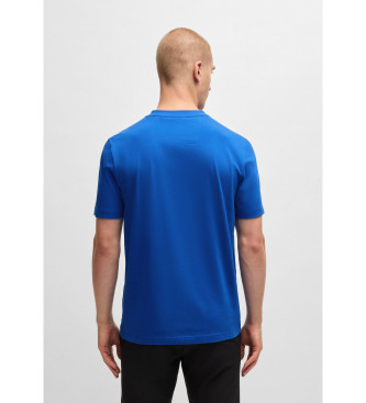 BOSS Tape Logo T-shirt blauw
