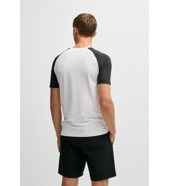 BOSS Camiseta Pique blanco