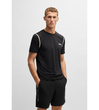BOSS Camiseta Toc Waffle negro