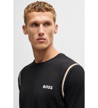 BOSS Camiseta Toc Waffle negro