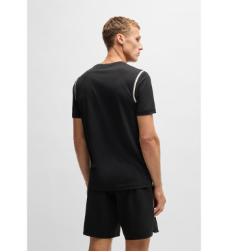 BOSS Camiseta Toc Waffle negro