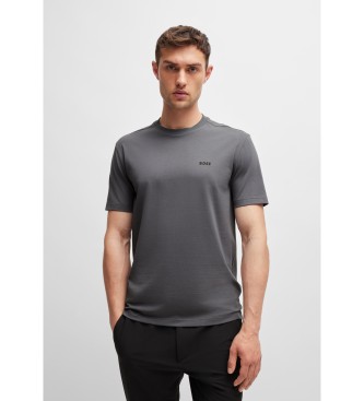 BOSS T-shirt gris contrast