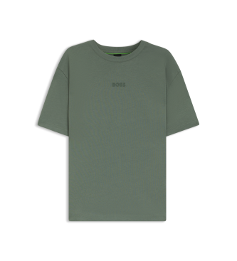 BOSS Camiseta Medium verde