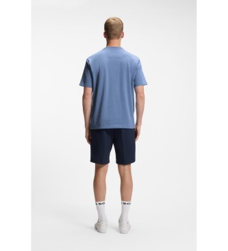 BOSS Camiseta Oversize fit azul