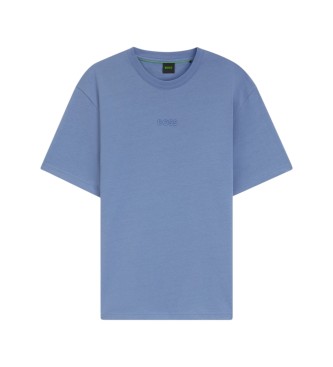BOSS Camiseta Oversize fit azul