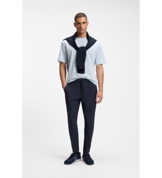 BOSS Camiseta Oversize fit azul claro