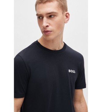 BOSS Regular fit navy t-shirt