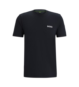 BOSS Marineblaues T-Shirt mit normaler Passform