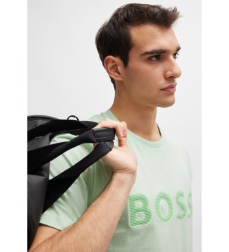 BOSS T-shirt med grn logotyp