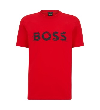 BOSS Camiseta Tee 3 Rojo