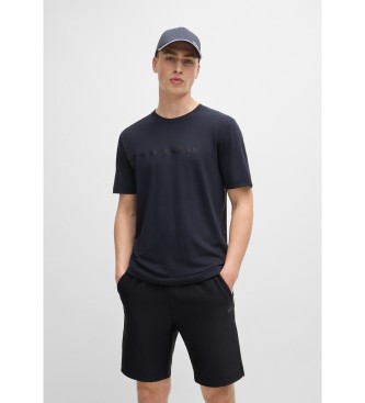 BOSS T-shirt azul-marinho de corte regular