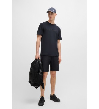 BOSS T-shirt azul-marinho de corte regular