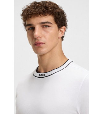BOSS T-shirt with white striped collar