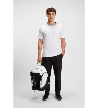 BOSS T-shirt with white striped collar