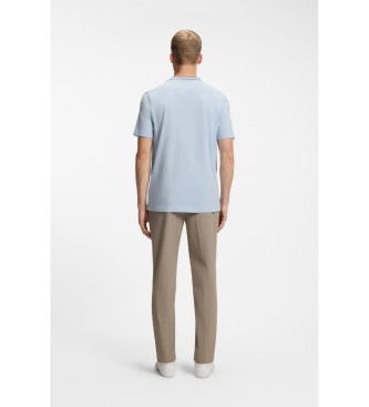 BOSS T-shirt girocollo azzurra