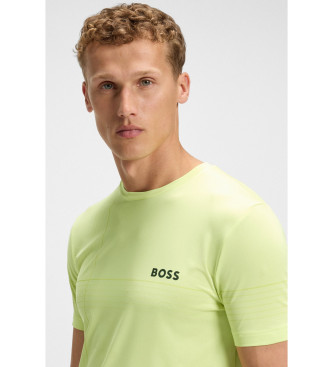 BOSS Check Toc groen T-shirt