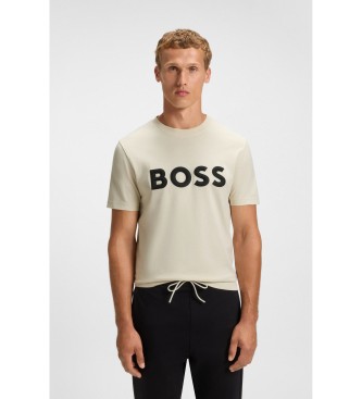 BOSS T-shirt Iconic Zone blanc cass