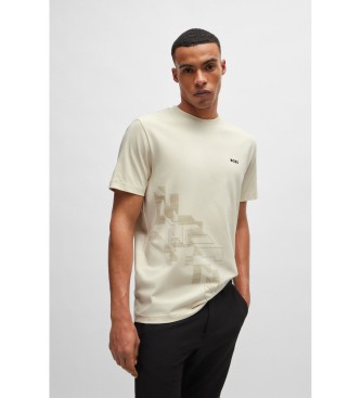 BOSS Jagged T-shirt white