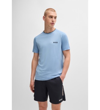 BOSS T-shirt x Matteo Berrettini azul
