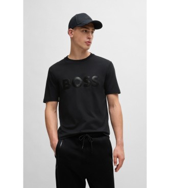 BOSS Fit-T-Shirt schwarz
