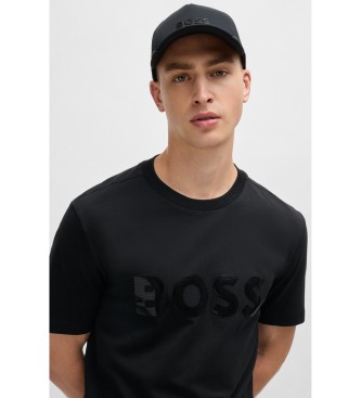 BOSS Fit-T-Shirt schwarz