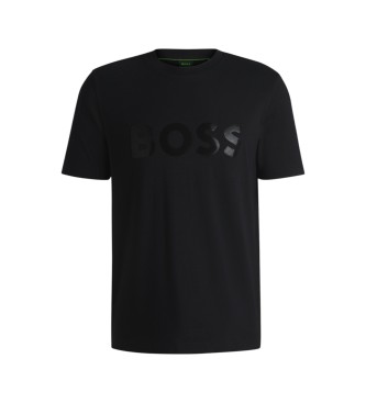 BOSS Fit-T-Shirt schwarz