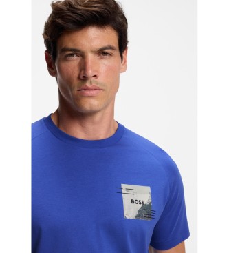 BOSS Relaxed Fit T-Shirt blau