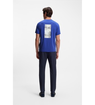 BOSS Relaxed Fit T-Shirt blau